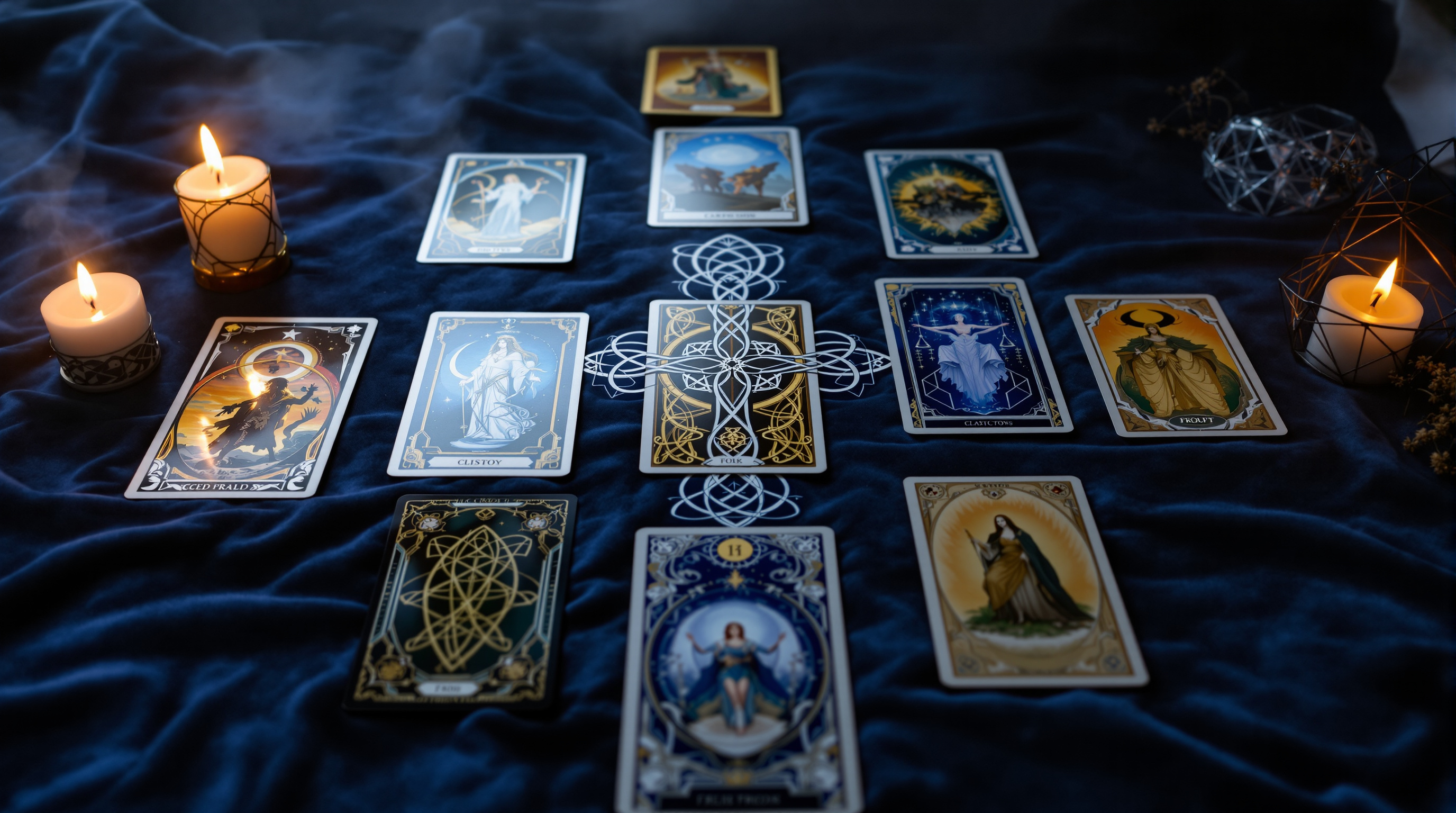 Celtic Cross tarot spread layout