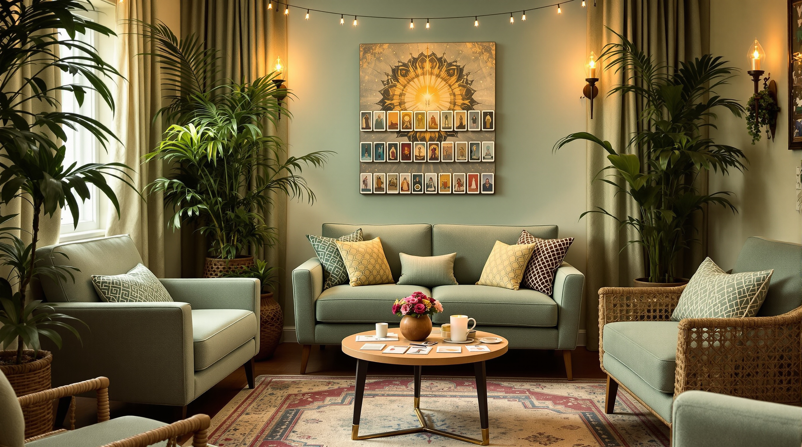 Welcoming spiritual reading space