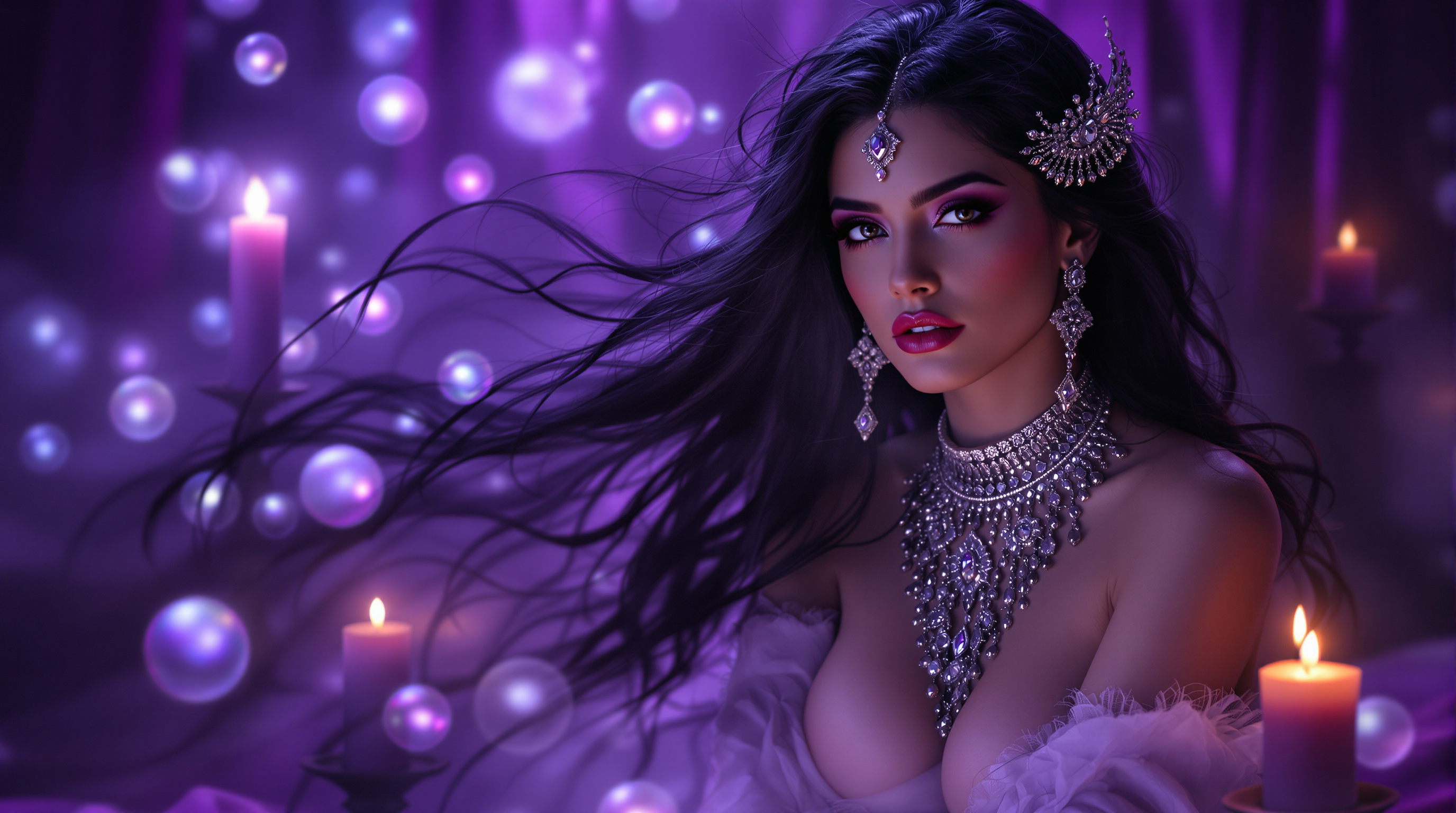 Carina in her spiritual reading space